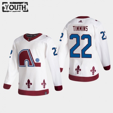 Dětské Hokejový Dres Colorado Avalanche Dresy Conor Timmins 22 2020-21 Reverse Retro Authentic